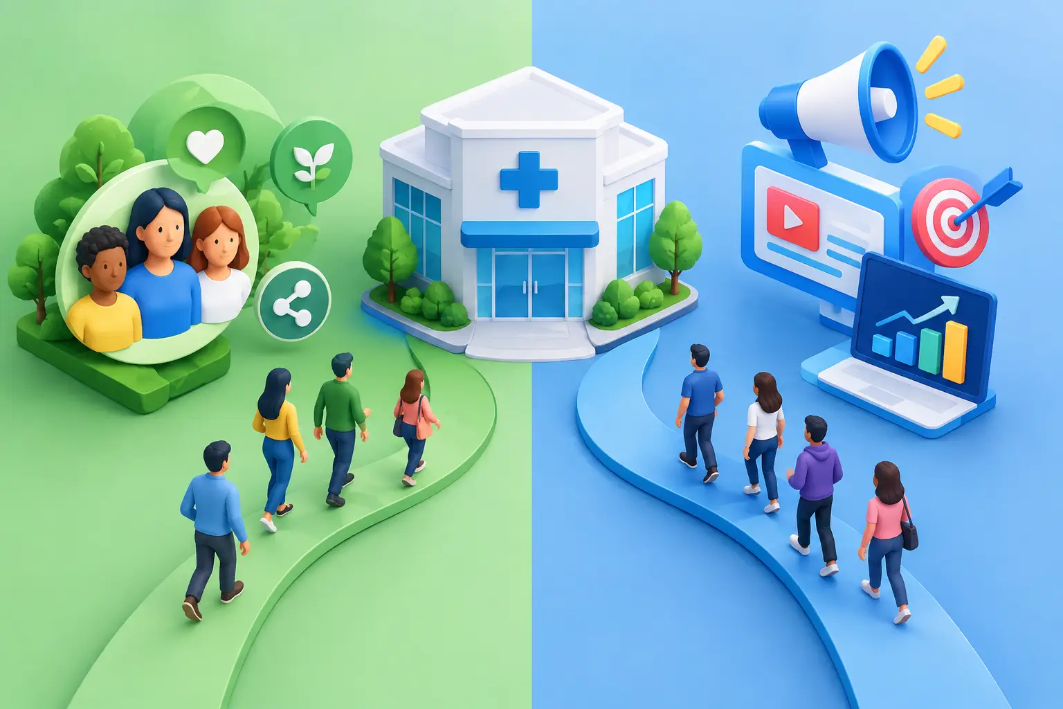 Organic Versus Paid Patient Acquisition for Clinics